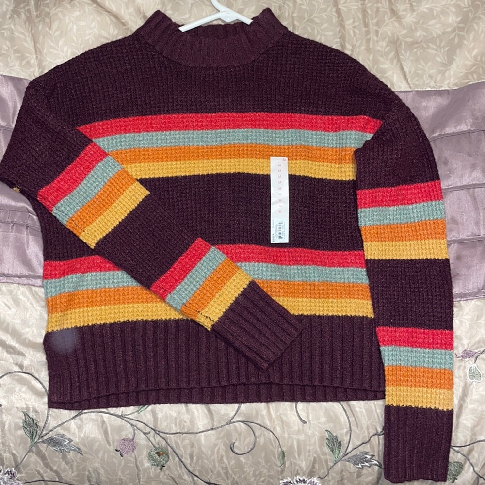 Cropped Knit Sweater